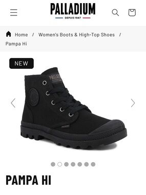 Palladium Pampa Hi Boot- Women’s 8, Black